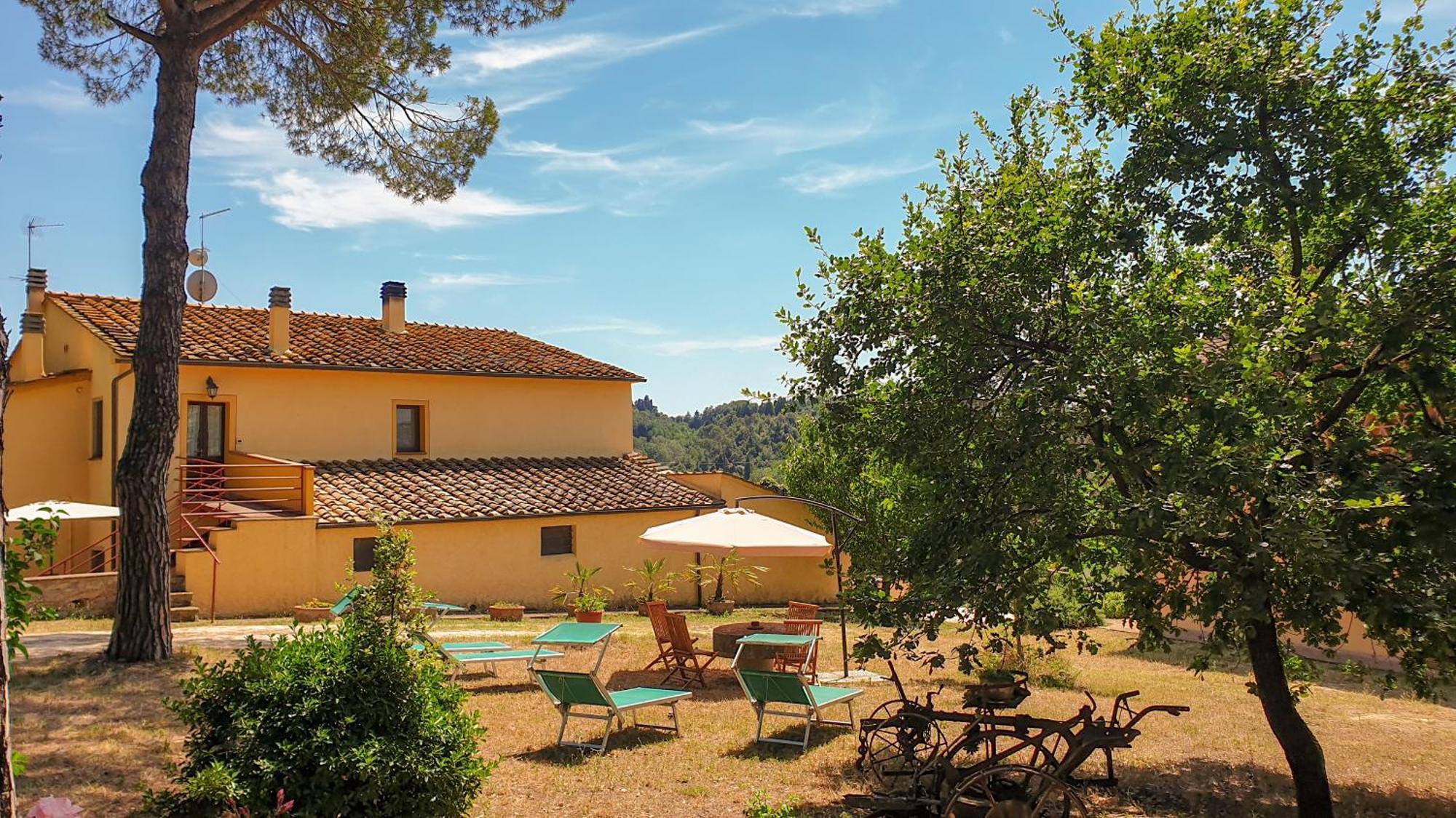 Agriturismo Podere Le Tombe Pensionat Palaia Værelse billede